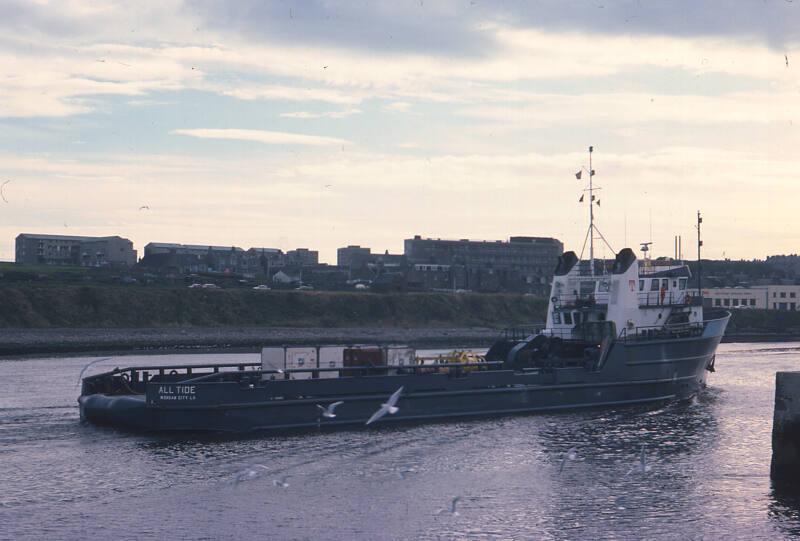 offshore supply vessel All Tide in Aberdeen harbour