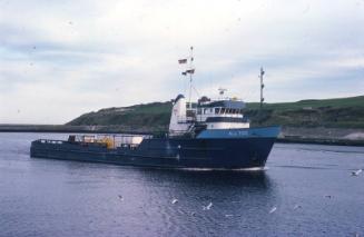 offshore supply vessel All Tide in Aberdeen harbour