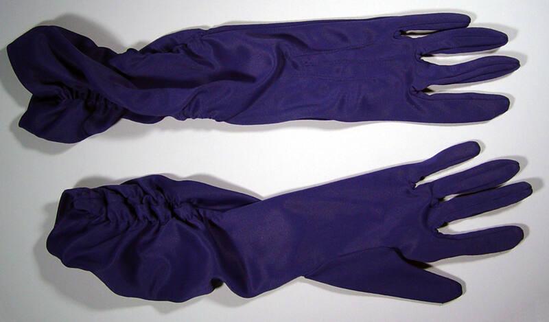 Ladies Long Ruched Gloves