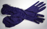 Ladies Long Ruched Gloves