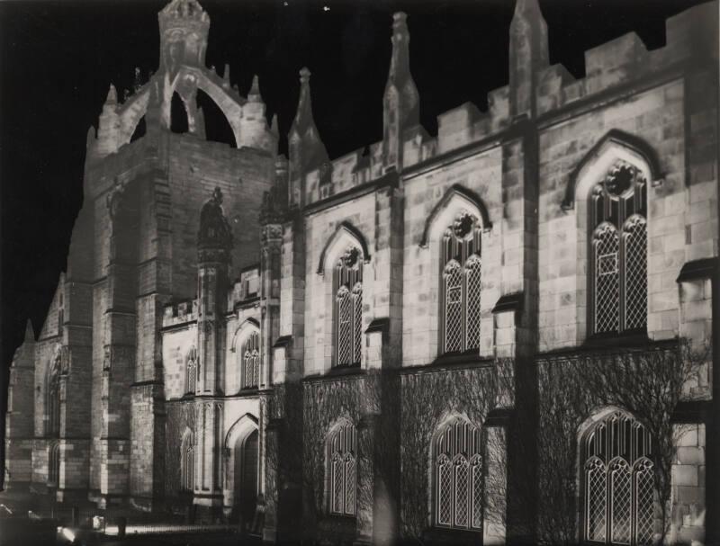 King's College Floodlit by Gas