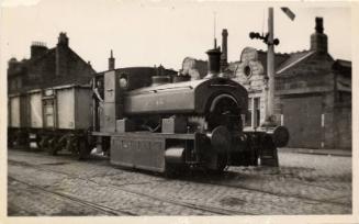 Gasworks Locomotive Mr Therm With Driver Charles Hogg