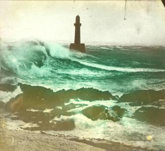 Waves Breaking Over South Breakwater Pier