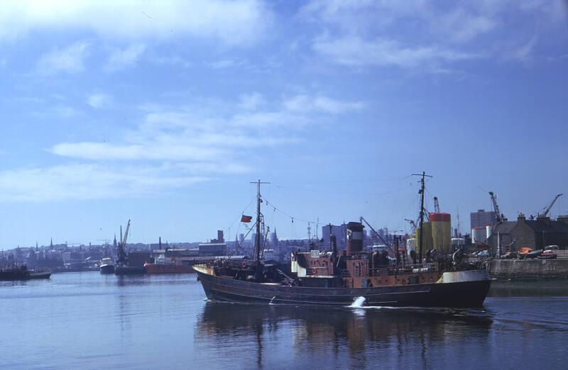 trawler Rozoga in Aberdeen harbour