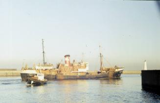trawler Wkra in Aberdeen harbour