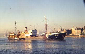 trawler Wkra in Aberdeen harbour
