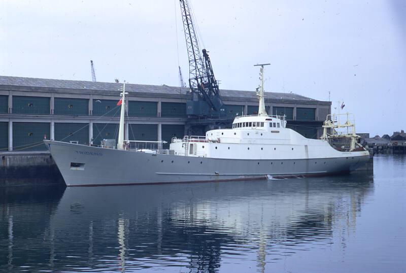 trawler Tridens in Aberdeen harbour