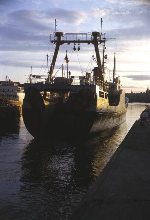 trawler Husum in Aberdeen harbour