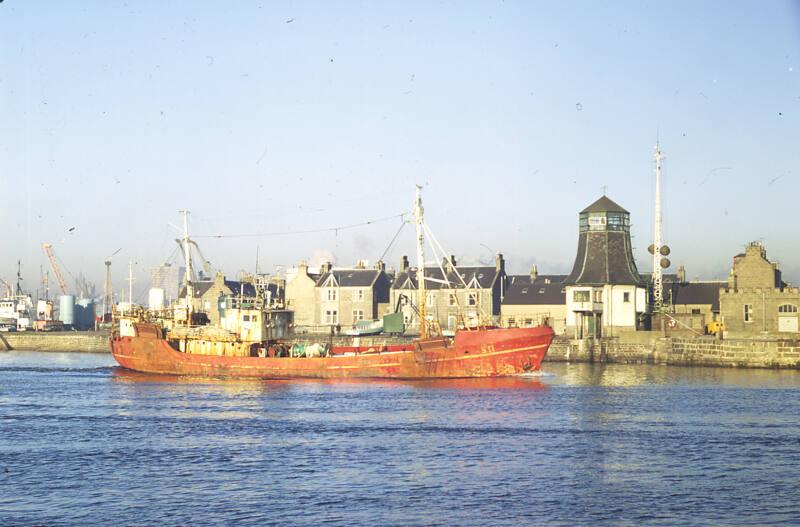 trawler S11 in Aberdeen harbour