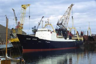 trawler Gilia in Aberdeen harbour