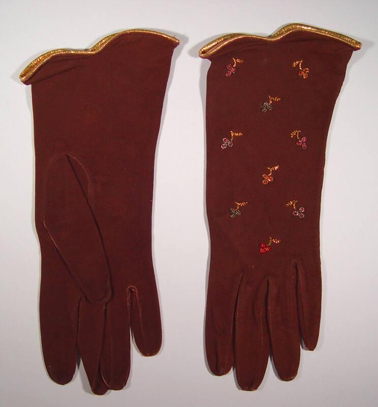 Ladies Beaded Gloves