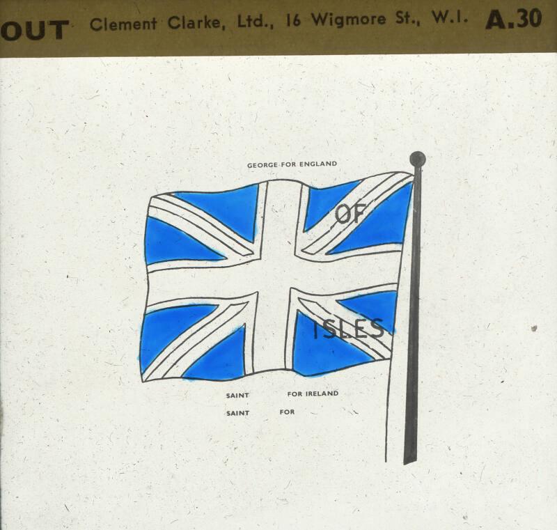 Glass slide for psychological testing