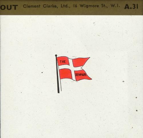 Glass slide for psychological testing