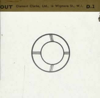 Glass slide for psychological testing