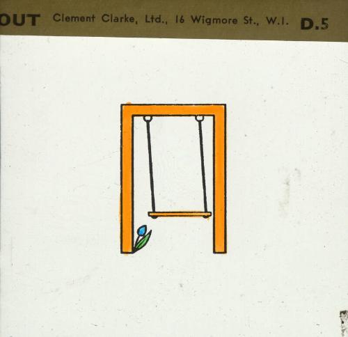 Glass slide for psychological testing