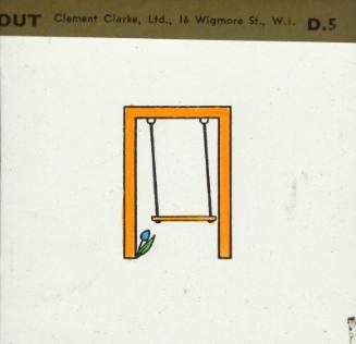 Glass slide for psychological testing