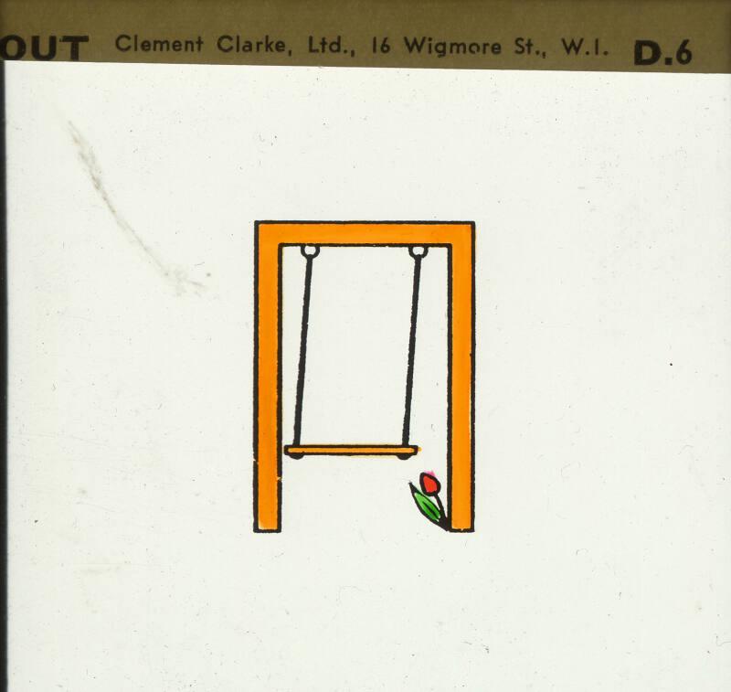 Glass slide for psychological testing