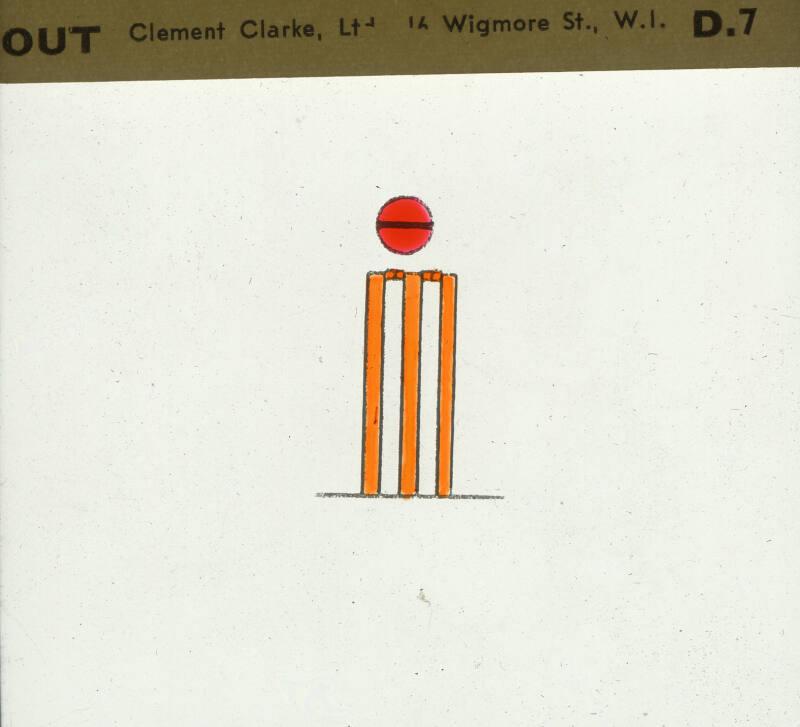 Glass slide for psychological testing