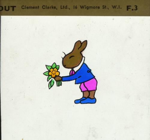 Glass slide for psychological testing