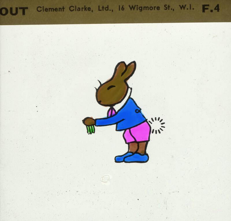 Glass slide for psychological testing