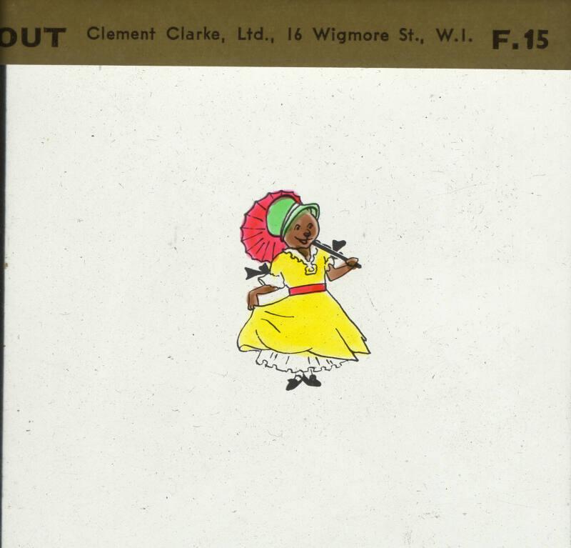 Glass slide for psychological testing