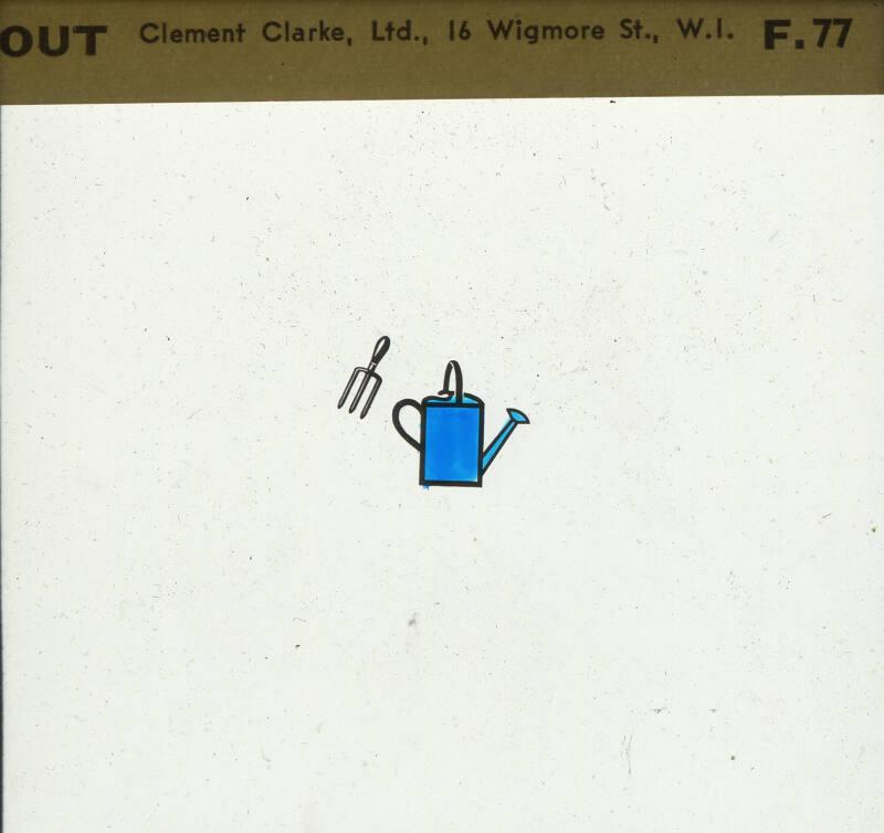 Glass slide for psychological testing