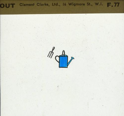 Glass slide for psychological testing