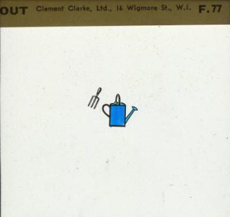 Glass slide for psychological testing