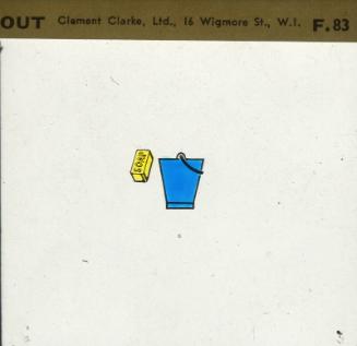 Glass slide for psychological testing