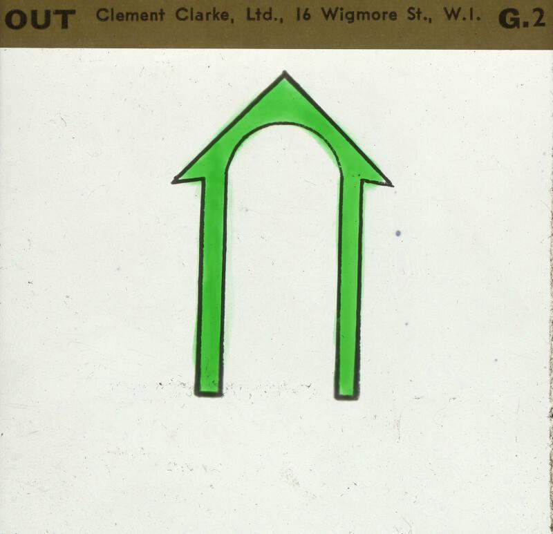 Glass slide for psychological testing