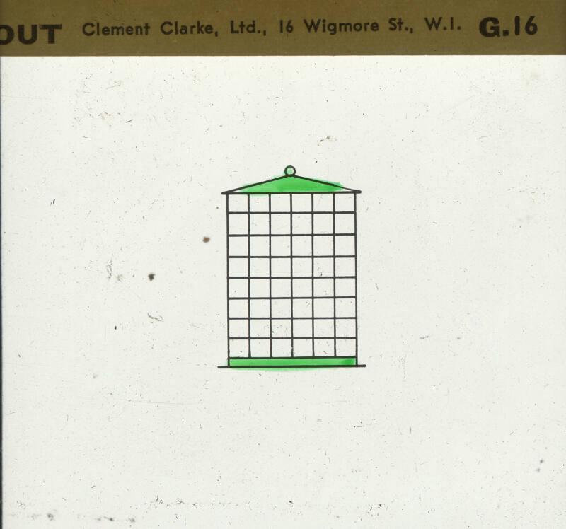 Glass slide for psychological testing