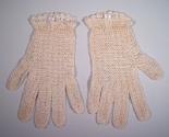 White Crochet Gloves