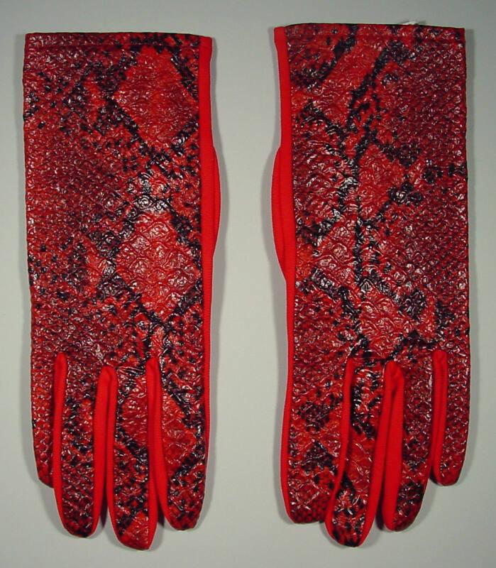 Ladies Snakeskin Gloves