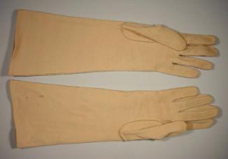 Ladies Elbow-Length Cotton Gloves