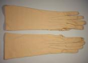 Ladies Elbow-Length Cotton Gloves