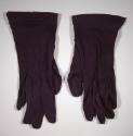 Ladies Short Cotton Gloves (Zig Zag Trim)