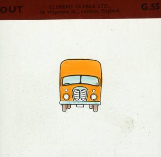 Glass slide for psychological testing