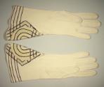 Pair of Cream Gauntlet Gloves