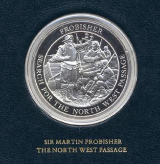 Mountbatten Medallic History of Great Britain and the Sea Medal: 'Sir Martin Frobisher The Nort…