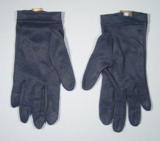 Ladies Short Nylon Gloves (Metal Tie)