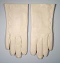 Cream Leather Gloves