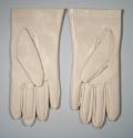 Cream Leather Gloves