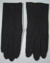 Black Felt Gloves