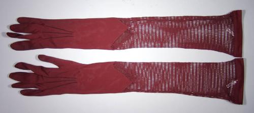 Ladies Long String Nylon Gloves