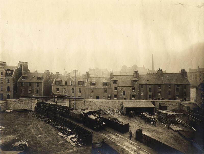 Corporation Gas Works Locomotive City of Aberdeen Entering from Miller Street