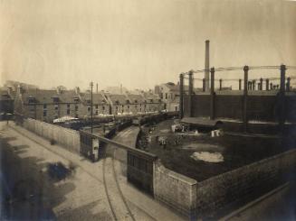 Corporation Gas Works Locomotive City of Aberdeen Entering from Miller Street
