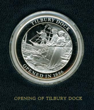 Mountbatten Medallic History of Great Britain and the Sea Medal: Opening of Tilbury Dock