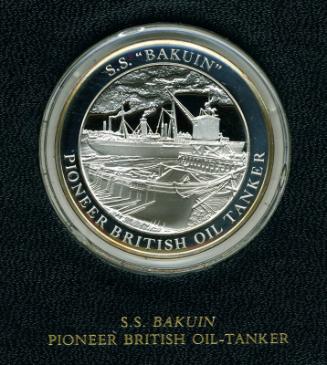 Mountbatten Medallic History of Great Britain and the Sea Medal: S.S. Bakuin Pioneer British Oi…