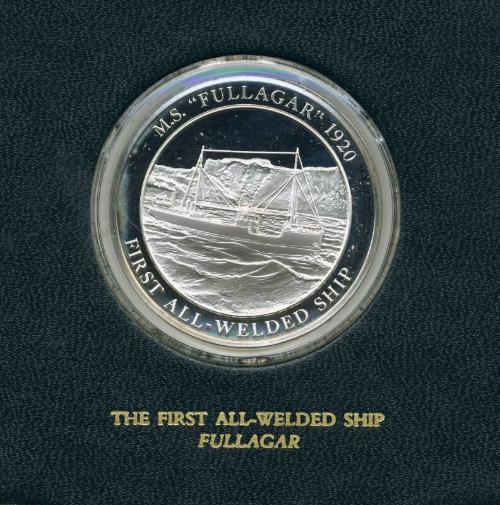 Mountbatten Medallic History of Great Britain and the Sea Medal: The first All-welded ship Full…