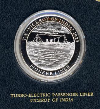 Mountbatten Medallic History of Great Britain and the Sea Medal: Turbo-Electric Passenger Liner…